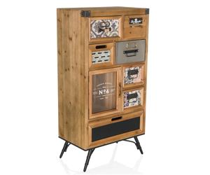 CONTINENTO S - Madia Colore Legno Scuro