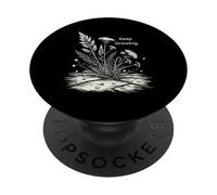 Continua a coltivare la citazione della vita vegetale della resilienza botanica PopSockets PopGrip Adesivo