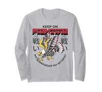 Continua a Combattere - No Surrender No Retreat (Eagle Graphic) Maglia a Manica