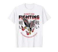 Continua a Combattere - No Surrender No Retreat (Eagle Graphic) Maglietta