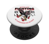 Continua a combattere - No Surrender No Retreat (Eagle Graphic) PopSockets PopGrip Adesivo