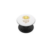 Continua a crescere verso la luce - Sole e fiori estetici PopSockets PopGrip Adesivo