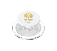 Continua a crescere verso la luce - Sole e fiori estetici PopSockets PopGrip per MagSafe