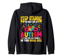 Continua a guardare Potresti curare la mia consapevolezza dell'autismo meme divertente Felpa con Cappuccio