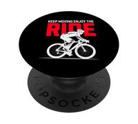 Continua a muoverti Goditi il viaggio in bicicletta PopSockets PopGrip Adesivo