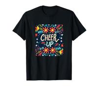 Continua a sorridere con questo costume Cheer Up Statement Maglietta