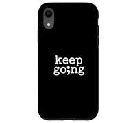 Continua ad andare - Seme virgola di sensibilizzazione sulla prevenzione del suicidio Custodia per iPhone XR