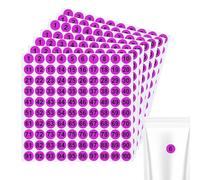 Continuous Number Stickers - 1-100 Round Colored Labels | Number Stickers | 7 Consecutive Numbers Labels | 1inch Tear Resistant Adesive Decal 1 to 100 for Indoor Outdoor Locker Toolbox Classification