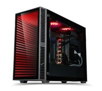 Continuum Mini Gaming Desktop - NVIDIA GeForce RTX 5060 Ti 16GB, AMD 8-Core Ryzen 7 5700X Processore, 32 GB RAM, SSD NVMe 2 TB, WiFi, Windows 11 Pro - Piccolo computer gaming RGB raffreddato a liquido