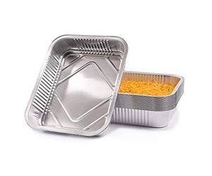 CONTITAL AS223600 - Teglie Alluminio Extra-Rigidi | Contenitori Monouso per Alimenti, Take Away - 25 Pezzi