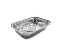 CONTITAL R8L Vaschette Alluminio 2 Porzioni | Teglie Forno Monouso per Alimenti - Linea Professionale 100 Pezzi