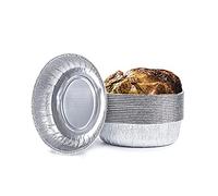 CONTITAL Contenitori in Alluminio E1G, Vaschette monouso, Linea Professionale - 50 pezzi - Ideali per pollo arrosto