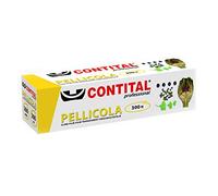 CONTITAL Pellicola Professionale per alimenti con astuccio, rotolo in PVC, larghezza 30 cm, 300 metri