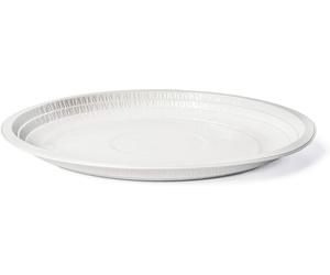 Contital Piatti Piani Monouso Alluminio Laccato Bianco D 218 Mm Cf 25 Pz