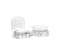 CONTITAL PL220497 | Coperchi in PET per Contenitori in Alluminio | Coperchi in PET Sigillanti, Durevoli e Riutilizzabili | 50 Pezzi