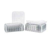 CONTITAL PL221530 | Coperchi in PET per Contenitori in Alluminio | Coperchi in PET Sigillanti, Durevoli e Riutilizzabili | 50 Pezzi