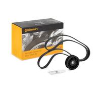 Kit cinghia trapezoidale multirighe con rullo tenditore 5PK1592K1 per AUDI VW