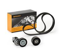 CONTITECH 6PK1555K4 Kit Cinghie Poly-V con rullo tenditore con galoppino per VW