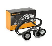 ContiTech Kit cinghie Poly-V 6PK1642K3 con rullo tenditore e guidacinghia per Mercedes-Benz