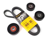Contitech Cinghia Scanalata + Set Rulli per Mercedes W168 W245