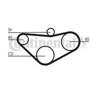 CONTITECH CT800K1 Kit cinghia di distribuzione per HONDA PRELUDE V (BB)
