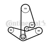 ContiTech Kit Cinghia Distribuzione Set - Ricambio N. : CT1001K2PRO - 122 Denti