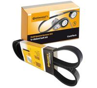 ContiTech Kit cinghie Poly-V 6PK2260K2 con rullo tenditore e galoppino per Mercedes C (W203)