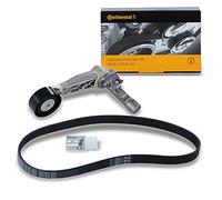 CONTITECH Kit Cinghie Poly-V 6PK905 EXTRA K1 con rullo tenditore Compatibilità con PEUGEOT 207 WA, WC 208 I Hatchback CA, CC 2008 Station Wagon CU 3008 0U 308 II 308 I Hatchback 4A, 4C