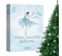Conto Alla Rovescia Ballerina Natalizio - Calendario Avvento 24 Giorni Elegante Balletto, Decorazioni Festive A Tema Danza Classica | Per Adulti Ragazze Adolescenti Idea Regalo Natale Originale Access