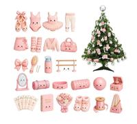 Conto Alla Rovescia Di Natale 24 Giorni Ornamento 2D A Tema Danza Classica | Decorazioni Countdown Natale 24 Giorni Interni Per Bambini Ragazzi Tavolo Scrivania Mensola Caminiera Casa Feste B