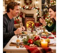 Conto alla rovescia di Natale di - 10,24 x 7,09 x 1,57 pollici in | design di con numerici | Conto alla rovescia di Natale - Decorazione da tavolo per casa e ufficio