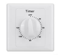 Conto alla rovescia digitale per interruttore di controllo del timer per uso domestico, nominale 15 A, compatibile con cuociriso, scaldabagno, biciclette elettriche e altri (120 minuti)