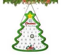 Conto Alla Rovescia Natalizio | 2025 Insegna In Legno Decorazione Per La Casa - 25 Giorni Calendario Di Natale In Legno Decorazione Murale - Per Interno Camera Da Letto Ufficio Scuola Appartamento Hot