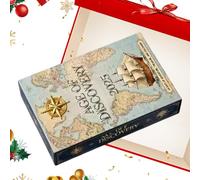 Conto alla rovescia per il calendario di Natale - Avventura in acrilico 2D, ornamenti per decorazioni natalizie | Calendario 'Avvento 24 giorni, bambini, adulti, ragazzi, famiglia, amici, per deco