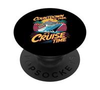Conto alla rovescia per il tempo di crociera, design retrò PopSockets PopGrip Adesivo