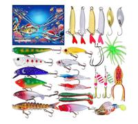 Conto Alla Rovescia Per L'avvento Della Pesca Di Natale - Calendario Con Es