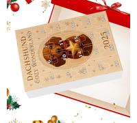 Conto Alla Rovescia Per Natale - Dog2D Portachiavi In Acrilico Ciondolo - Calendario Delle Feste Di 24 Giorni,Per Halloween Feste Stagionali Ringraziamento Pasqua Bambini Adolescenti Adulti