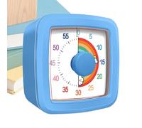 Conto Alla Rovescia - Timer Visivo Per Bambini, Timer Da Cucina Per Cucinare, Gestione Meccanica Di 60 Minuti E 1 Ora, Orologio Da Insegnamento Non Tick Per Esami Degli Uffici Che Lavorano A Casa Stud