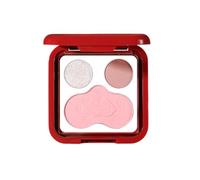 Contorni Opachi E Luccicanti Evidenziano Le Palette Polvere Arrossamenti Con Specchio Per Trucco Naturale Per Scolpiti 3 Griglie Opache Bronzer Luccichio Palette In Polvere Bronzer
