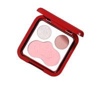 Contorni Opachi E Luccicanti Evidenziano Le Palette Polvere Arrossisce Con Specchio Per Trucco Naturale 3 Griglie Con Contorno Contorni Naturali