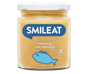Contorno Smileat luccio di mare con riso e verdure all'olio extra vergine di oliva, 6M+, BIO, 230 g
