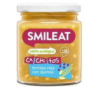 Contorno Smileat quinoa con lenticchie rosse e verdure all'olio extra vergine di oliva, 10M+, BIO, 230 g