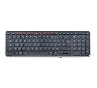 Contour Balance Keyboard | Tastiera senza fili con ricevitore Bluetooth | Layout francese | Ultra-sottile Ergonomico | tastierino numerico + tasti multimediali | Home e Desktop | Per Windows e Mac