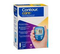 CONTOUR CARE Strumento per il Monitoraggio della Glicemia, con Tecnologia Second-Chance, Display smartCOLOUR, Memoria 800 Risultati, con 5 Strisce e 5 Lancette