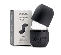 Contour Cube Mini rullo per ghiaccio rivoluzionario per scolpire e sgonfiare, rullo e massaggiatore per il viso, strumento compatto per la cura della pelle quotidiana e da viaggio, nero corvino