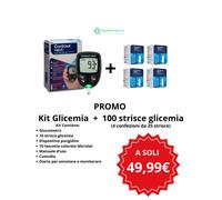 Contour Next Glucometro Kit Glicemia + 100 strisce glicemia(Scadenza 30/04/2027)