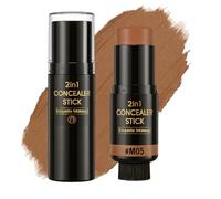 Contour Stick con pennello, crema abbronzante e illuminante a lunga durata, impermeabile, facile da sfumare, trucco per tutti i tipi di pelle (#M05)