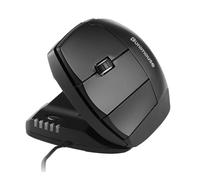 CT CDUMBK21002 - Mouse, cavo, nero, Unimouse, per mancini