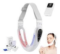 Contourflex 4-in-1 Massager for Face, Contour Flex Facial Sculpting Device, for Double Chin, Tightens Jawline, Reduces Sagging Skin, Give You A Hydrated and Smooth Little V Face (White)