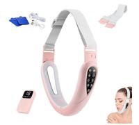 Contourflex 4-In-1 Massager, Reviona Contourflex 4-In-1 Massager, With 5 Modes, 15 Adjustable Intensities, Tightens Jawline, Massagers or Face (pink)